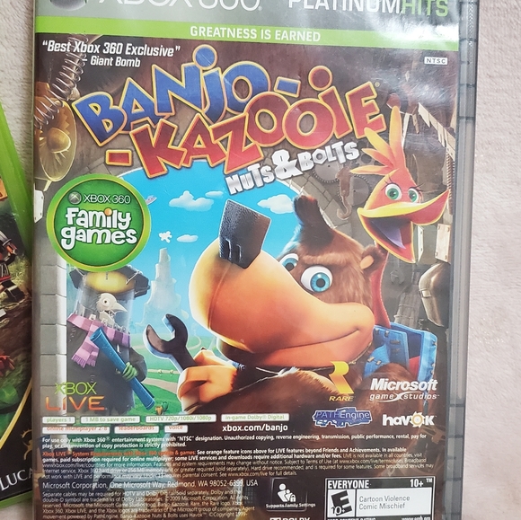 XBOX 360 x3 Bundle: Viva Piñata, Banjo Kazooie & Indiana Jones EUC - Picture 3 of 3